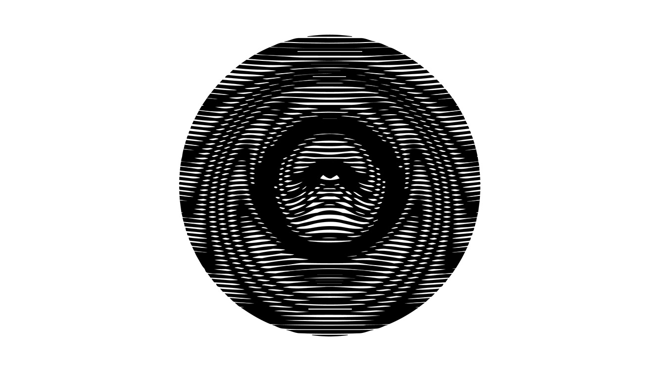 Circular Moiré Pattern (p5.js)